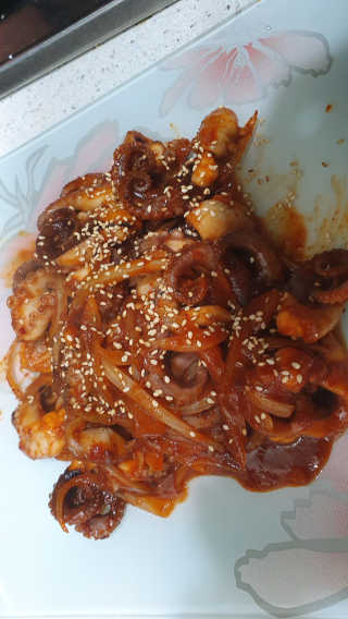 맵꾸미 쭈꾸미볶음 450g — 5점을 준 리뷰어가 2019년 8월 올린 사용 사진