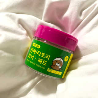 미플레이 진짜 티트리 토너 패드 — 4.67점을 준 리뷰어가 2018년 11월 올린 사용 사진
