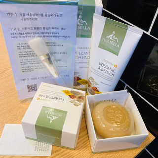 플러스셀라 시카골드 클렌징바 화산재팩 세트 — 5점을 준 리뷰어가 2020년 1월 올린 사용 사진