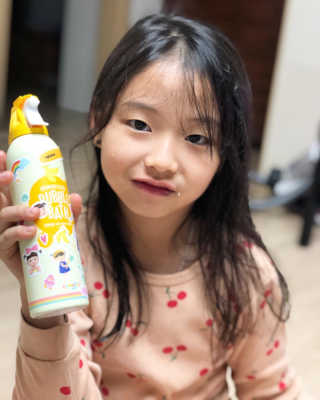 꼬모조이 탱글탱글 구름 콩순이 버블바스 — 4.5점을 준 리뷰어가 2019년 11월 올린 사용 사진