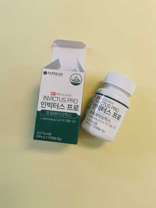 라플레 염창환 박사의 3세대 유산균, 인빅터스 프로 — 5점을 준 리뷰어가 2019년 9월 올린 사용 사진