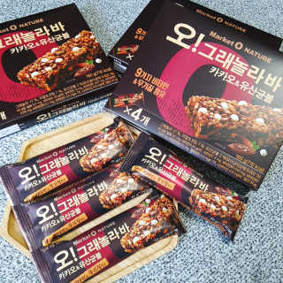 오그래놀라 카카오유산균볼 오그래놀라바 카카오앤유산균볼 — 5점을 준 리뷰어가 2020년 3월 올린 사용 사진