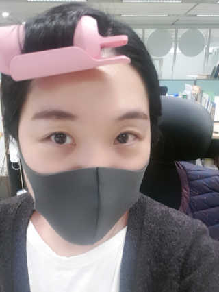 유닉스 USB 충전식 헤어롤 슈가핀 38mm — 5점을 준 리뷰어가 2020년 3월 올린 사용 사진