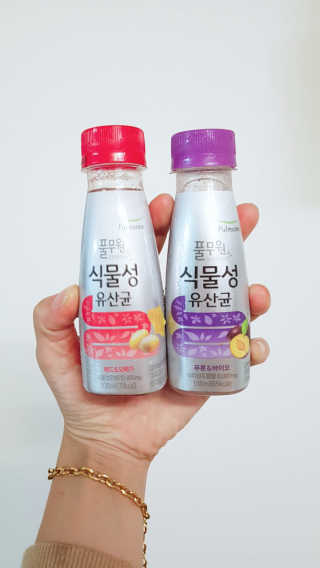 풀무원 식물성유산균 레드앤오메가 + 푸룬앤바이오 — 4.67점을 준 리뷰어가 2018년 11월 올린 사용 사진