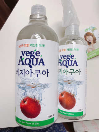 베지아쿠아 475ml + 리필 1000ml 1Set — 5점을 준 리뷰어가 2019년 8월 올린 사용 사진
