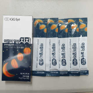 지지랩 [호박즙] 아침이 달라지지 15g x 5포 — 3.5점을 준 리뷰어가 2019년 11월 올린 사용 사진