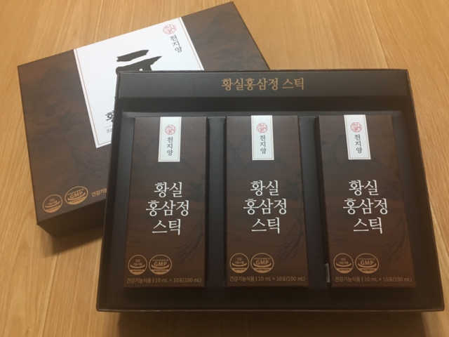 천지양 황실 홍삼정 스틱 리뷰 사진