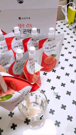 자연지애 곤약젤리 — 5점을 준 리뷰어가 2018년 10월 올린 사용 사진