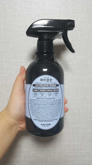 더블유드레스룸 페브클린 500ml — 5점을 준 리뷰어가 2018년 8월 올린 사용 사진