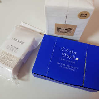 어반리브즈 프리미엄 화장솜 트라이얼 SET — 5점을 준 리뷰어가 2019년 8월 올린 사용 사진