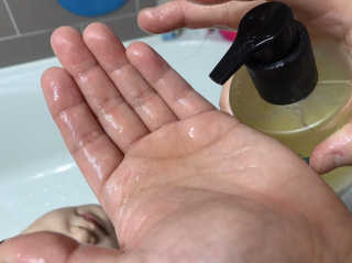 꿈비 오가닉 그라운드 탑투토 워시 300ML — 5점을 준 리뷰어가 2019년 7월 올린 사용 사진