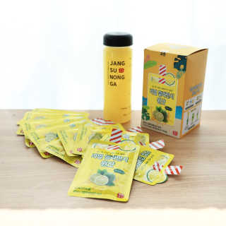 장수농가 리얼깔라만시 원샷 50ml 10팩+보틀 — 5점을 준 리뷰어가 2019년 5월 올린 사용 사진