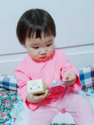 달곰이 어린이 치약+어린이 칫솔 SET — 5점을 준 리뷰어가 2017년 12월 올린 사용 사진