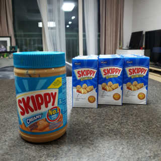스키피피넛우유 스키피 피넛버터우유 — 4점을 준 리뷰어가 2019년 11월 올린 사용 사진