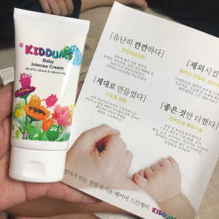 키덤스 베이비 인텐스 크림 — 5점을 준 리뷰어가 2018년 11월 올린 사용 사진