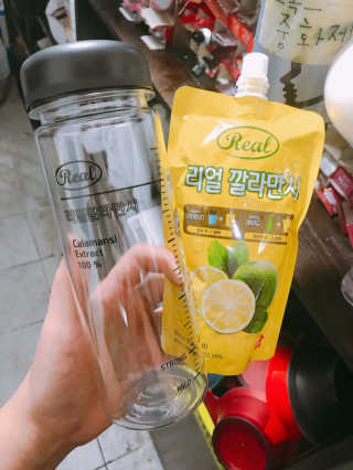 장수농가 리얼깔라만시 — 4.67점을 준 리뷰어가 2018년 6월 올린 사용 사진