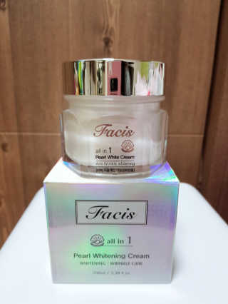 파시스 올인원 진주 화이트닝 크림 100ml — 5점을 준 리뷰어가 2019년 5월 올린 사용 사진