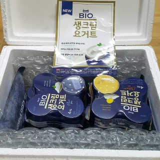 [매일 바이오] 생크림요거트 플레인 12개 + 유자 12개 — 5점을 준 리뷰어가 2019년 7월 올린 사용 사진