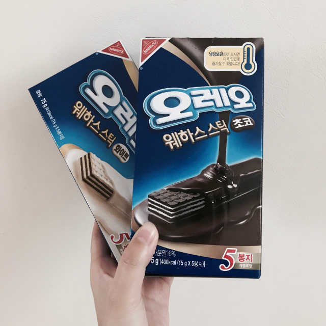 오레오 웨하스스 스틱 리뷰 사진