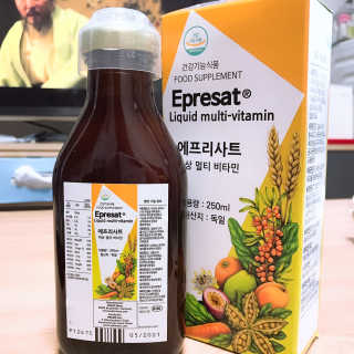 살루스 에프리사트 액상 멀티 비타민 — 5점을 준 리뷰어가 2019년 8월 올린 사용 사진
