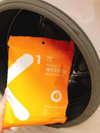 레인보우샵 올인원세탁세제,베이킹소다 스틱포6개입+세탁조클리너 — 2.83점을 준 리뷰어가 2018년 4월 올린 사용 사진