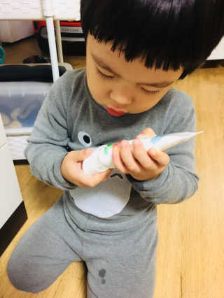 키덤스 베이비 인텐스 크림 — 5점을 준 리뷰어가 2018년 11월 올린 사용 사진