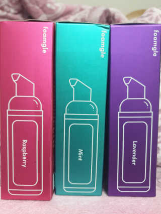 폼글 I foamgle [폼글] 거품가글 50ml 3종 - 민트, 라벤더, 라즈베리 — 4점을 준 리뷰어가 2019년 12월 올린 사용 사진