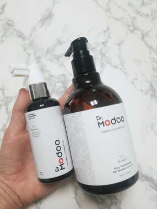 닥터모두 홈스파 스칼프 샴푸 300ml + 헤어토닉 — 5점을 준 리뷰어가 2019년 2월 올린 사용 사진