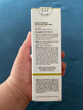 달리프 클로렐라 베러 루트 헤어토닉 100ml — 5점을 준 리뷰어가 2020년 3월 올린 사용 사진