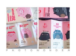 미팩토리 3단 돼지코팩 1box + 3단 흑돼지코팩 1box — 5점을 준 리뷰어가 2019년 7월 올린 사용 사진