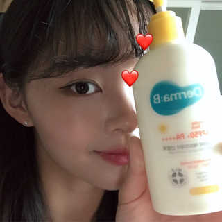 더마비 에브리데이 선블록 SPF50+ PA++++ — 3.5점을 준 리뷰어가 2019년 4월 올린 사용 사진