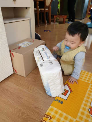 보솜이 리얼코튼 팬티형 — 5점을 준 리뷰어가 2019년 3월 올린 사용 사진