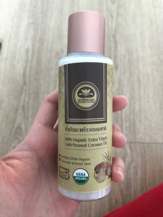 카오코탈라이푸 카오코 오가닉 버진 코코넛오일 100ml／바르는오일 — 5점을 준 리뷰어가 2018년 4월 올린 사용 사진
