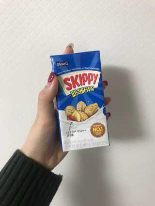 스키피피넛우유 스키피 피넛버터우유 — 3점을 준 리뷰어가 2019년 11월 올린 사용 사진