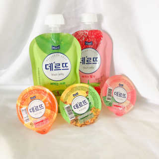 데르뜨 떠먹는 과일 3종, 짜먹는 과일 2종 총 10개 체험 — 5점을 준 리뷰어가 2020년 3월 올린 사용 사진