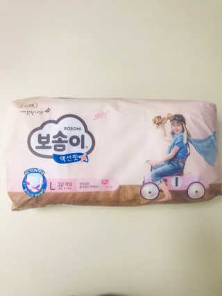 보솜이 액션핏 팬티형 — 4점을 준 리뷰어가 2019년 4월 올린 사용 사진