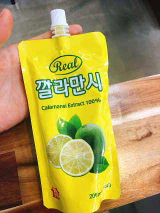 장수농가 리얼깔라만시 — 3.67점을 준 리뷰어가 2018년 4월 올린 사용 사진