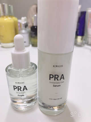 리메코스 PRA 비피다나이트앰플+PRA 오키드데일리케어세럼 — 5점을 준 리뷰어가 2019년 6월 올린 사용 사진