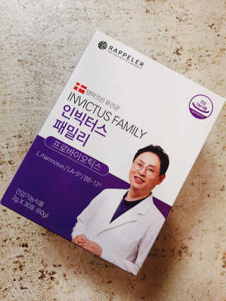 라플레 유해균을 이겨 튼튼한 장으로,  인빅터스 패밀리 — 5점을 준 리뷰어가 2019년 3월 올린 사용 사진