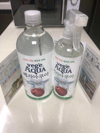 베지아쿠아 475ml + 리필 1000ml 1Set — 5점을 준 리뷰어가 2019년 8월 올린 사용 사진