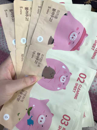 미팩토리 3단 돼지코팩 3매입 X 2 — 4.5점을 준 리뷰어가 2018년 2월 올린 사용 사진