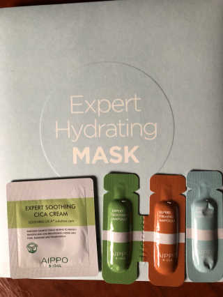 아이뽀 모든 피부 타입을위한 AIPPO Expert Hydrating Mask — 4.33점을 준 리뷰어가 2018년 2월 올린 사용 사진