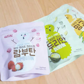 BASSAK 바삭 프리즈 크리스피 3종 — 5점을 준 리뷰어가 2020년 2월 올린 사용 사진