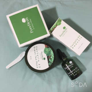 퓨어힐스 센텔라 90 앰플 + 센텔라 65 그린티팩 — 5점을 준 리뷰어가 2019년 3월 올린 사용 사진