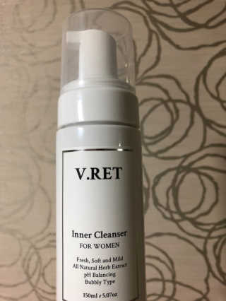 V.RET 브이렛 여성청결제 — 5점을 준 리뷰어가 2018년 10월 올린 사용 사진