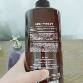 프로방스 바이올렛 퍼퓸 샴푸 1000ml 업그레이드 — 3점을 준 리뷰어가 2019년 6월 올린 사용 사진