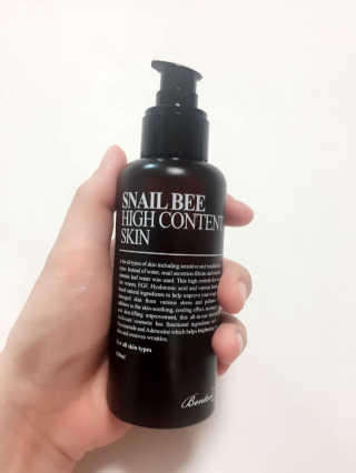 벤튼 스네일비 하이콘텐트 스킨 150ml — 3.33점을 준 리뷰어가 2017년 4월 올린 사용 사진