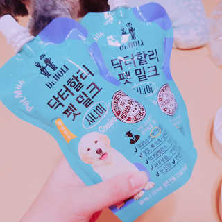 닥터할리펫밀크 8종 — 4.33점을 준 리뷰어가 2018년 8월 올린 사용 사진