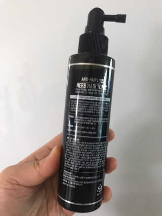 다슈코리아 다슈 데일리 안티 헤어로스 허브 헤어토닉 150ml — 4점을 준 리뷰어가 2020년 1월 올린 사용 사진