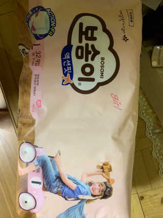 보솜이 액션핏 팬티형 — 5점을 준 리뷰어가 2019년 3월 올린 사용 사진
